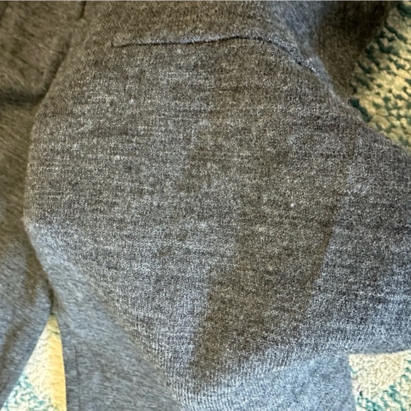 Aritzia Wilfred Brion Cropped Wool High Waist Wide Leg Pant Dark Grey - Picture 14 of 14